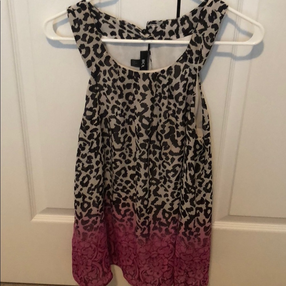Bcx pink and black top